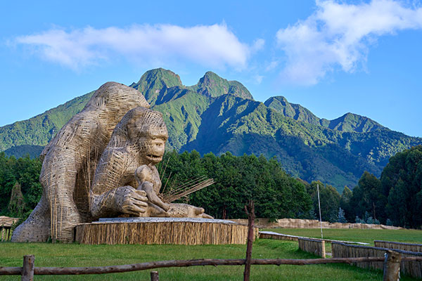 Entrance to Volcanoes National Park