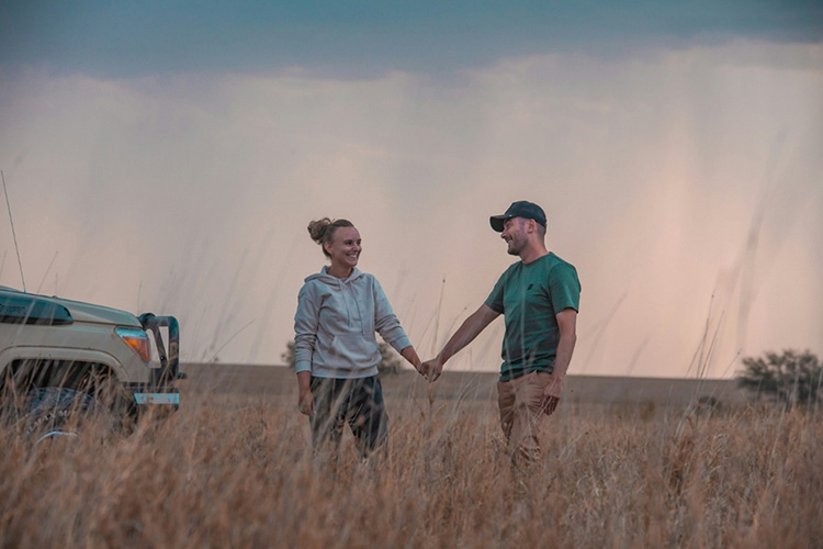 Couple on Safari